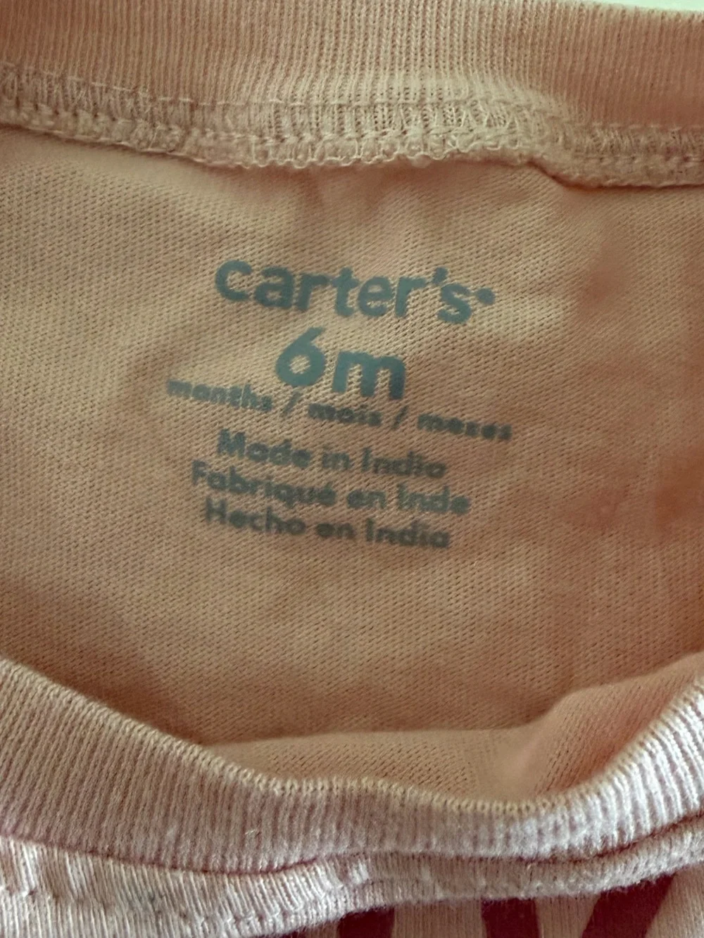 Carter's Light Pink 'Mommy's Mini' Long-Sleeve One-Piece